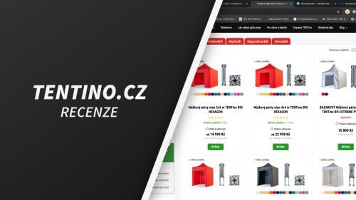 RECENZE: E-shop Tentino.cz - největší prodejce párty stanů v ČR